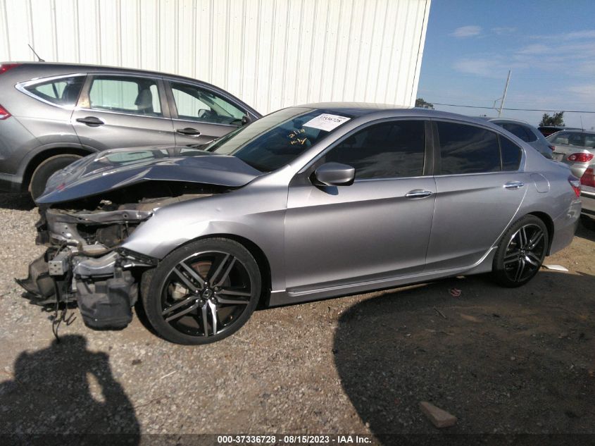 2017 HONDA ACCORD SEDAN SPORT - 1HGCR2F58HA272756