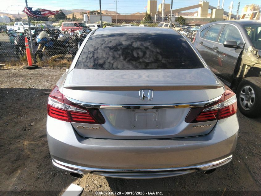 2017 HONDA ACCORD SEDAN SPORT - 1HGCR2F58HA272756