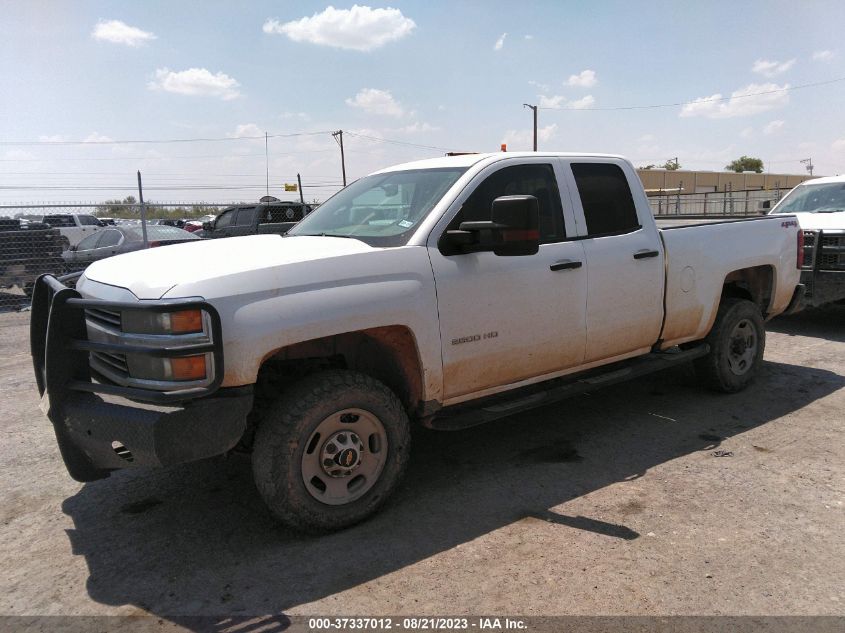 2018 CHEVROLET SILVERADO 2500HD WORK TRUCK - 1GC2KUEG4JZ184260