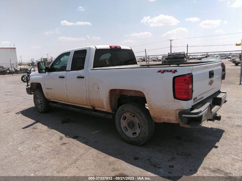 2018 CHEVROLET SILVERADO 2500HD WORK TRUCK - 1GC2KUEG4JZ184260