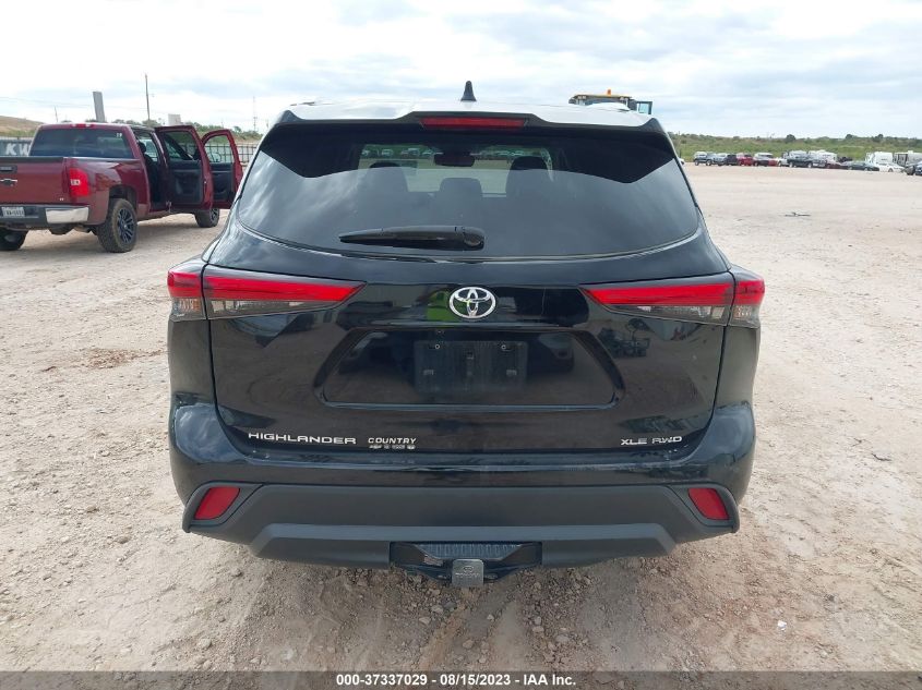 2020 TOYOTA HIGHLANDER XLE - 5TDHZRBH2LS039626