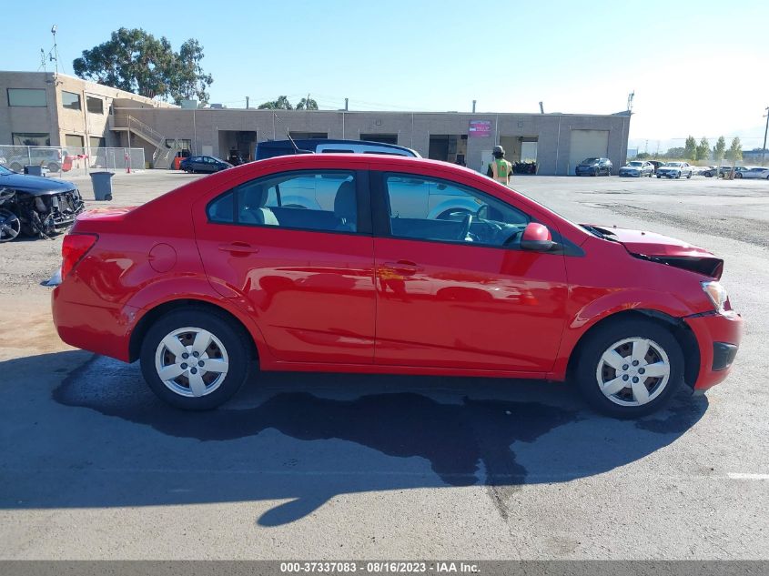 2013 CHEVROLET SONIC LS - 1G1JA5SH6D4117834
