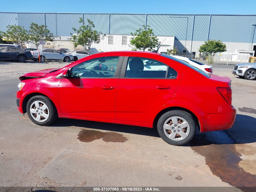 2013 CHEVROLET SONIC LS - 1G1JA5SH6D4117834