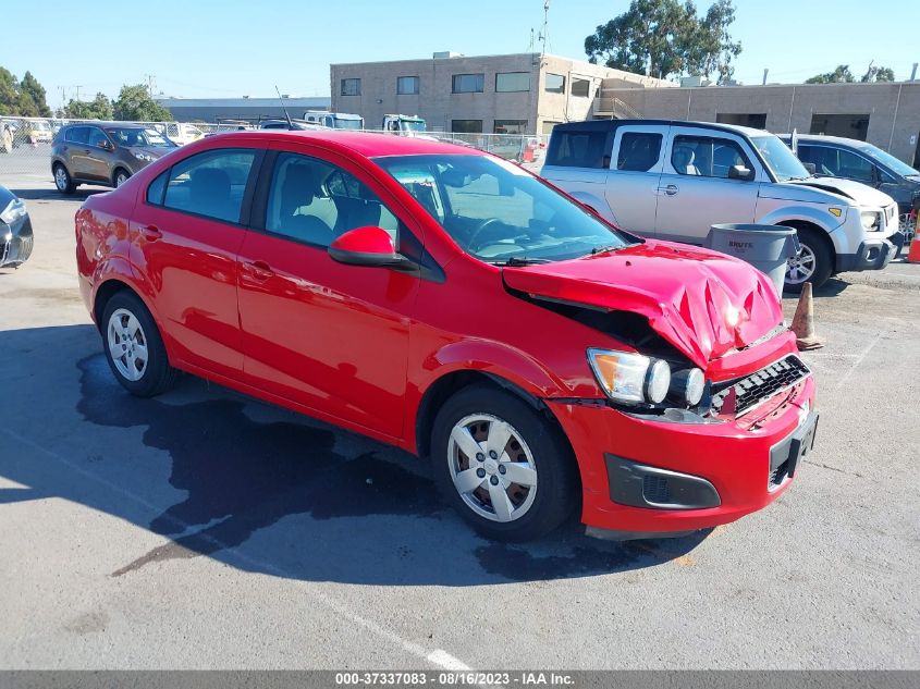 2013 CHEVROLET SONIC LS - 1G1JA5SH6D4117834