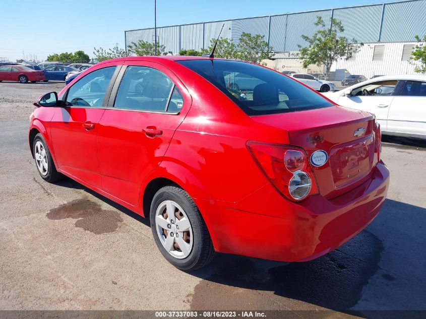 2013 CHEVROLET SONIC LS - 1G1JA5SH6D4117834