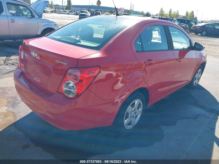 2013 CHEVROLET SONIC LS - 1G1JA5SH6D4117834