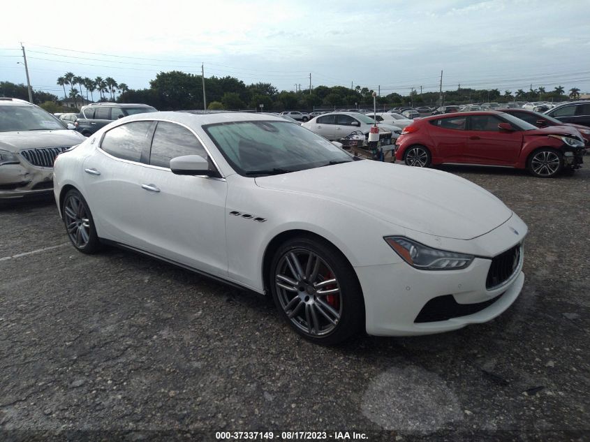 ZAM57XSL4H1226531 MASERATI GHIBLI LUXURY 2017