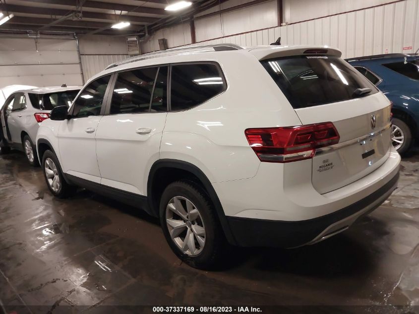 2019 VOLKSWAGEN ATLAS 3.6L V6 SE W/TECHNOLOGY - 1V2UR2CA6KC556305