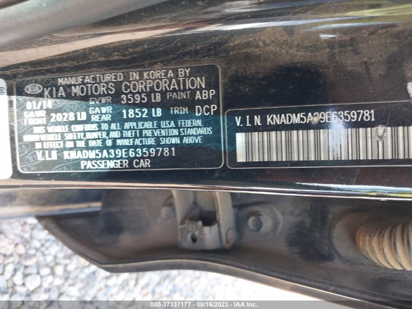 2014 KIA RIO LX - KNADM5A39E6359781