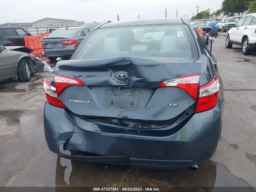 2014 TOYOTA COROLLA L/LE/S/S PLUS/LE PLUS - 2T1BURHE9EC132625