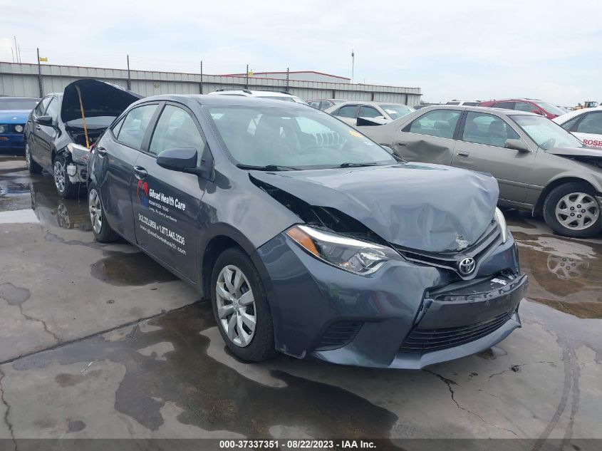 2014 TOYOTA COROLLA L/LE/S/S PLUS/LE PLUS - 2T1BURHE9EC132625