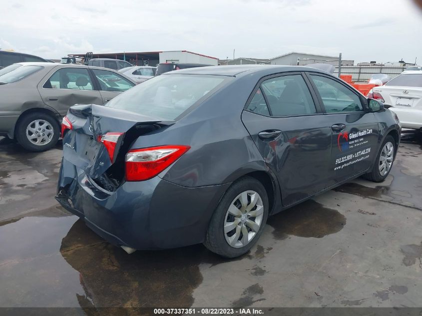 2014 TOYOTA COROLLA L/LE/S/S PLUS/LE PLUS - 2T1BURHE9EC132625