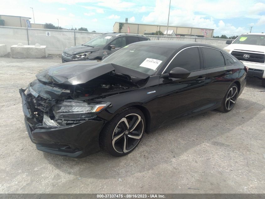 1HGCV3F27NA006387 Honda Accord HYBRID SPORT 2