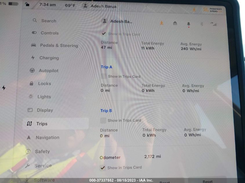 2023 TESLA MODEL 3 - 5YJ3E1EA7PF559420