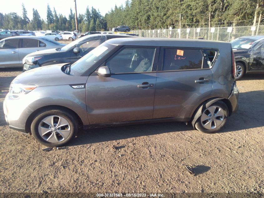 2016 KIA SOUL BASE - KNDJN2A23G7271752