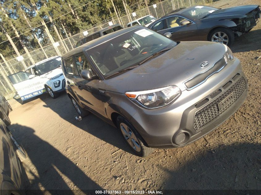 2016 KIA SOUL BASE - KNDJN2A23G7271752