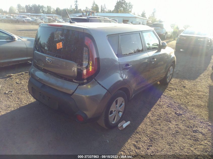2016 KIA SOUL BASE - KNDJN2A23G7271752