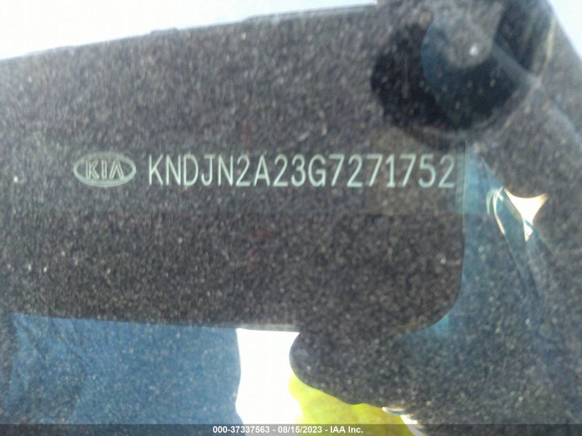 2016 KIA SOUL BASE - KNDJN2A23G7271752