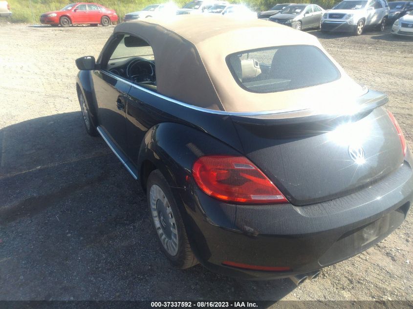 2014 VOLKSWAGEN BEETLE CONVERTIBLE 2.5L 3VW5X7AT0EM801130