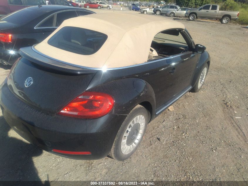 2014 VOLKSWAGEN BEETLE CONVERTIBLE 2.5L 3VW5X7AT0EM801130