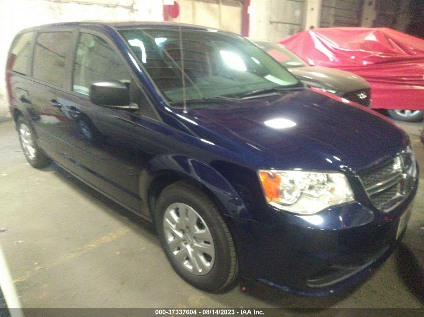 2016 DODGE GRAND CARAVAN SE - 2C4RDGBG3GR105744