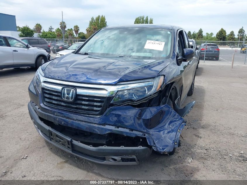 2018 HONDA RIDGELINE RTL-E - 5FPYK3F73JB013287
