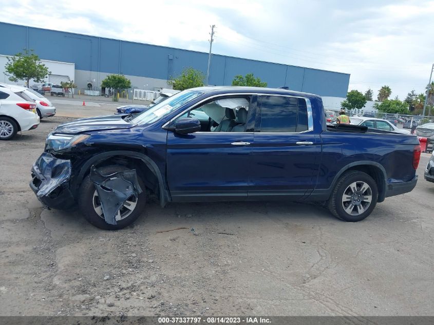 2018 HONDA RIDGELINE RTL-E - 5FPYK3F73JB013287