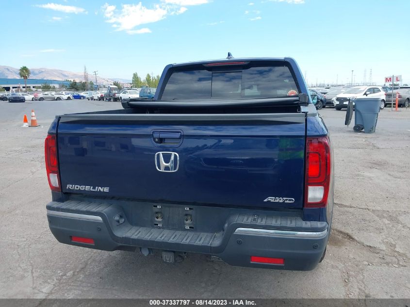 2018 HONDA RIDGELINE RTL-E - 5FPYK3F73JB013287