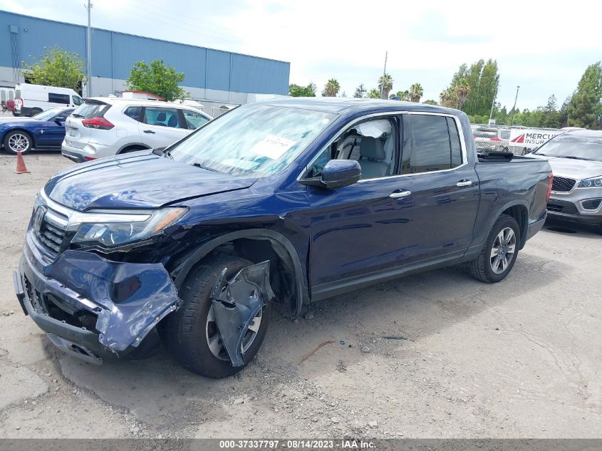 2018 HONDA RIDGELINE RTL-E - 5FPYK3F73JB013287