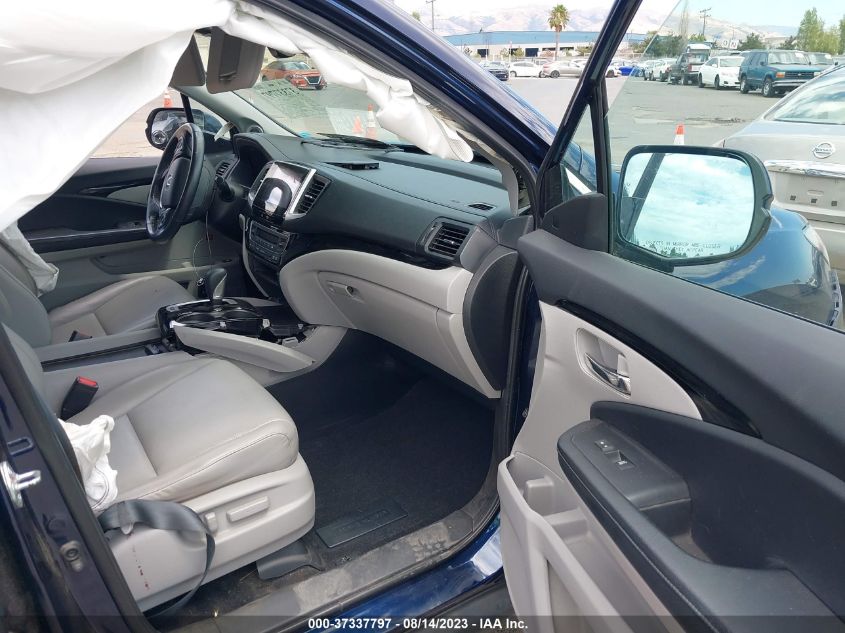 2018 HONDA RIDGELINE RTL-E - 5FPYK3F73JB013287