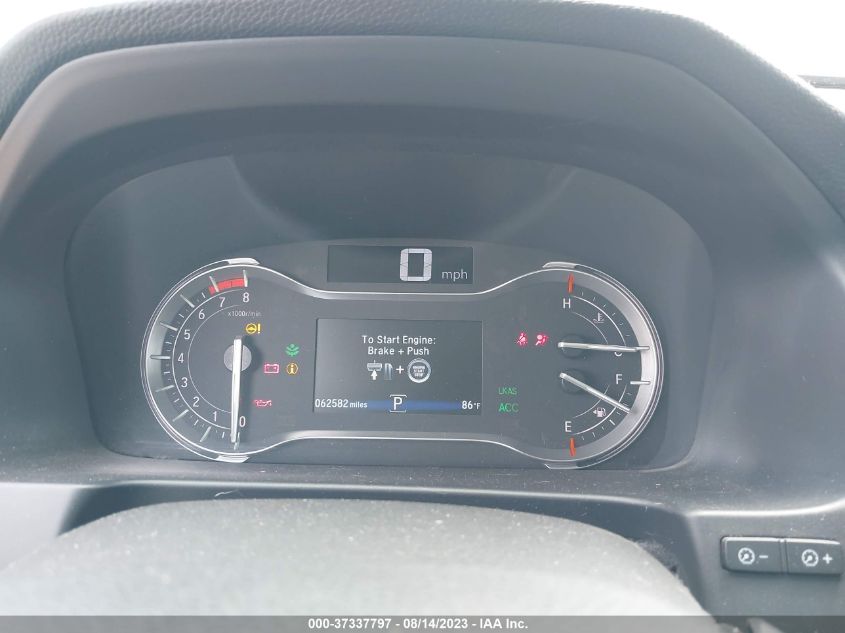2018 HONDA RIDGELINE RTL-E - 5FPYK3F73JB013287