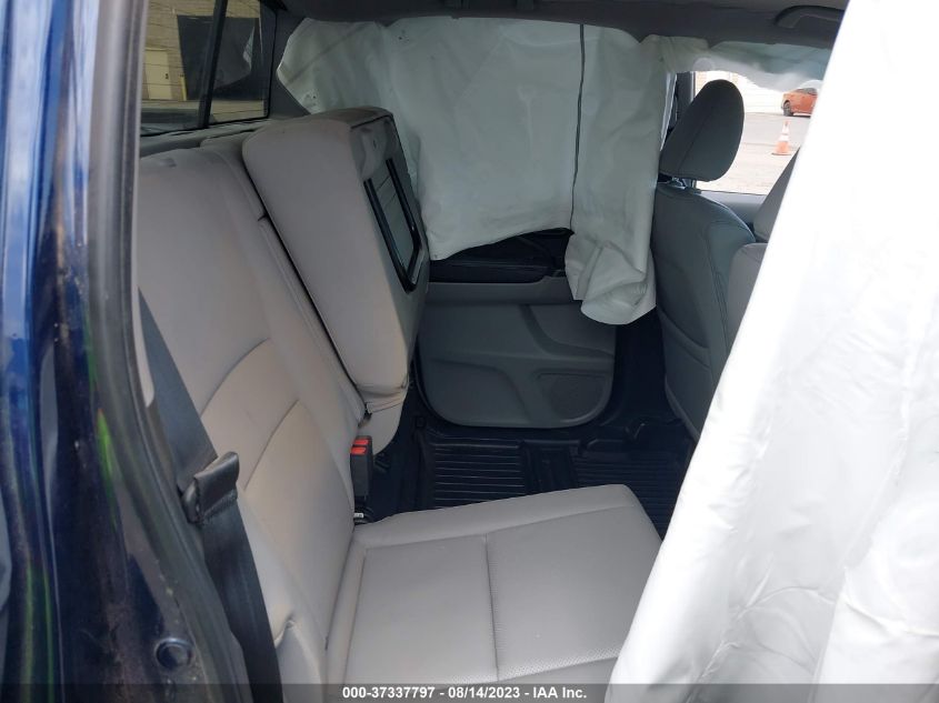 2018 HONDA RIDGELINE RTL-E - 5FPYK3F73JB013287