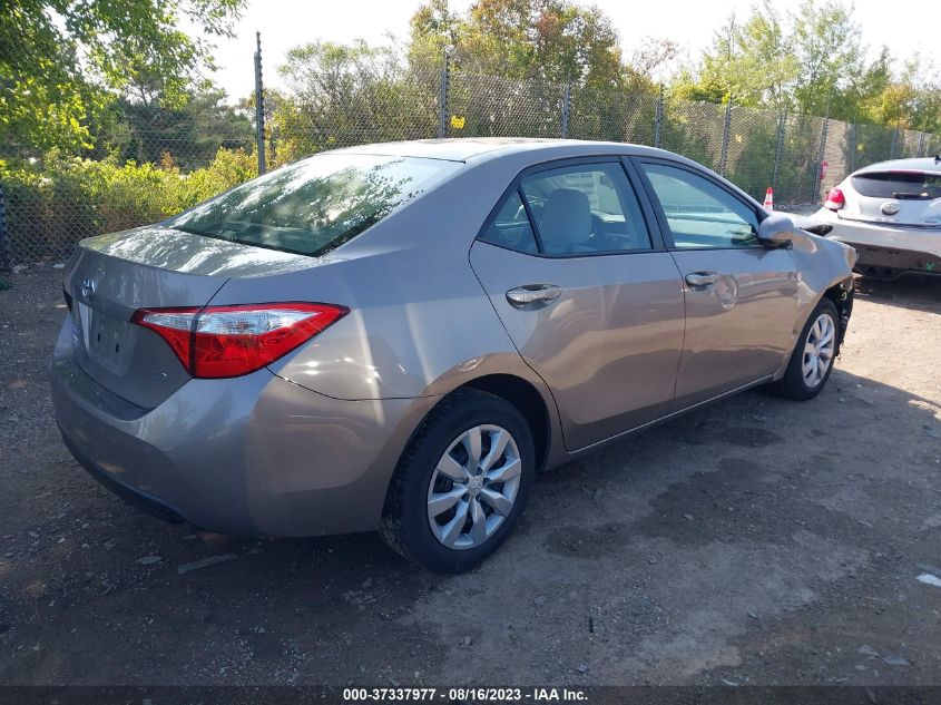 2014 TOYOTA COROLLA L/LE/LE PLS/PRM/S/S PLS - 5YFBURHE3EP061616