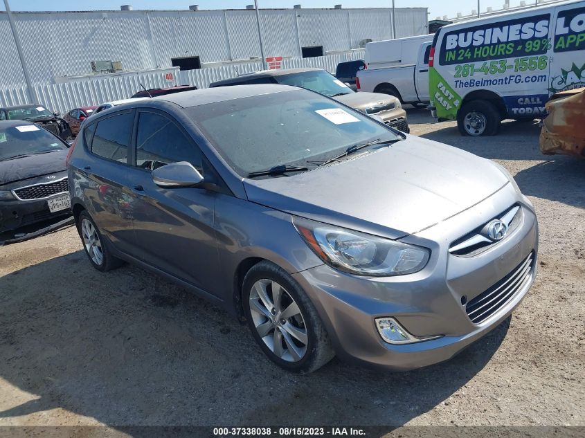 2013 HYUNDAI ACCENT GLS/SE - KMHCU5AE6DU131954
