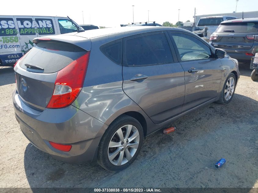 2013 HYUNDAI ACCENT GLS/SE - KMHCU5AE6DU131954
