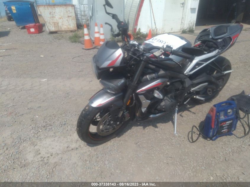 2021 TRIUMPH MOTORCYCLE STREET TRIPLE RS SMTA554S5MTAD6401