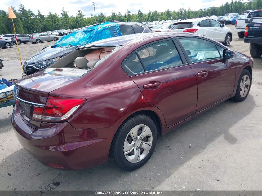2013 HONDA CIVIC SDN LX - 2HGFB2F55DH535993