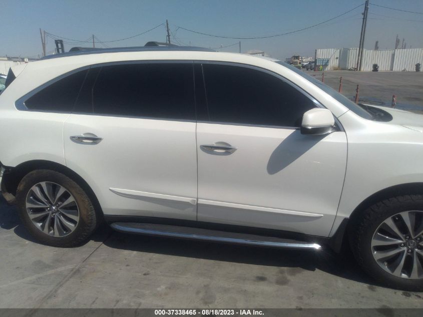 2016 ACURA MDX W/TECH/W/TECH - 5FRYD4H49GB006444
