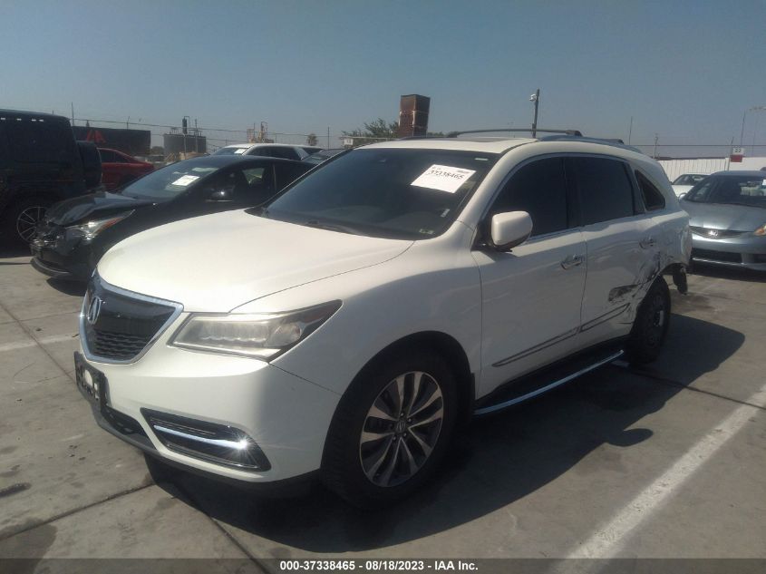 2016 ACURA MDX W/TECH/W/TECH - 5FRYD4H49GB006444