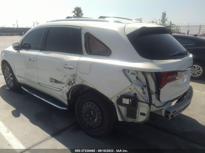 2016 ACURA MDX W/TECH/W/TECH - 5FRYD4H49GB006444