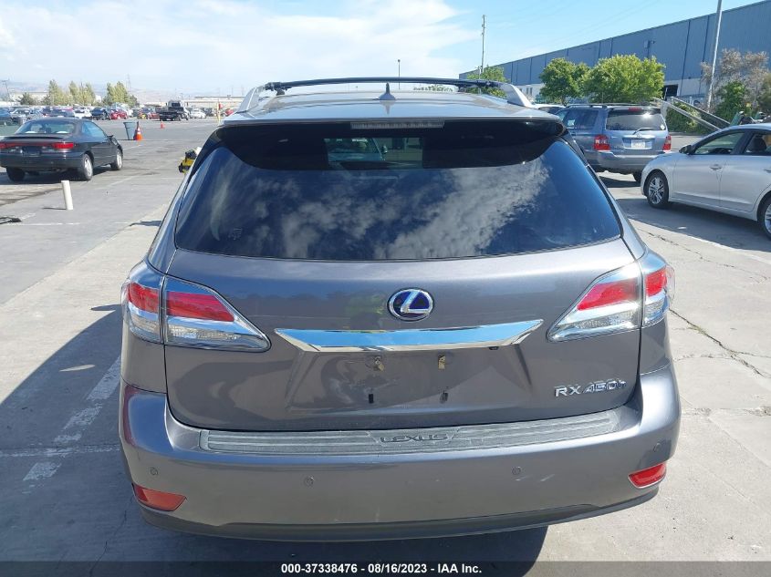 2013 LEXUS RX 450H - JTJBC1BA9D2059793