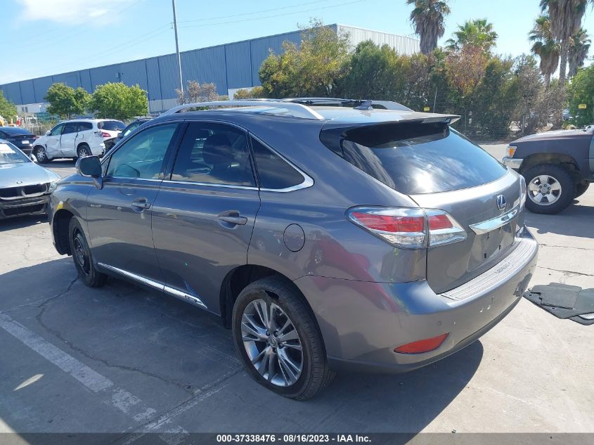 2013 LEXUS RX 450H - JTJBC1BA9D2059793