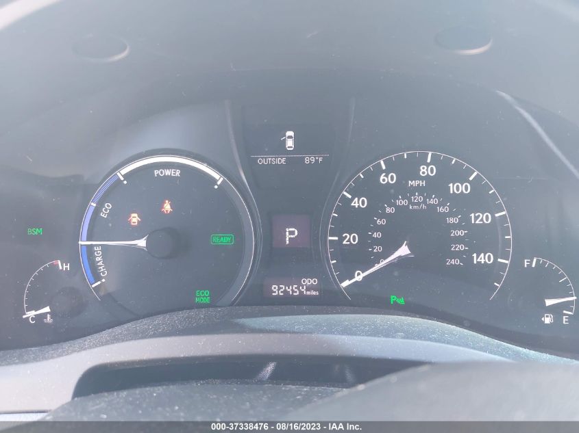 2013 LEXUS RX 450H - JTJBC1BA9D2059793