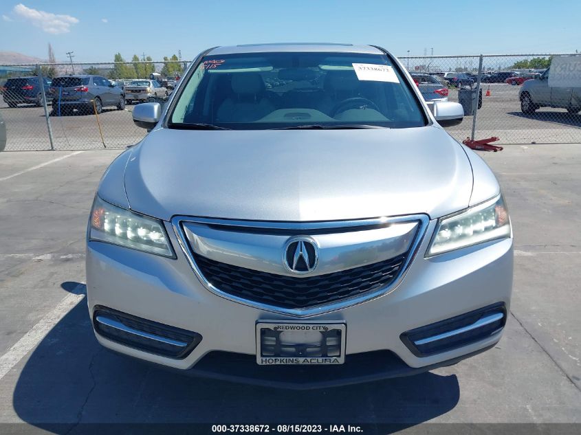 2014 ACURA MDX - 5FRYD4H21EB049560
