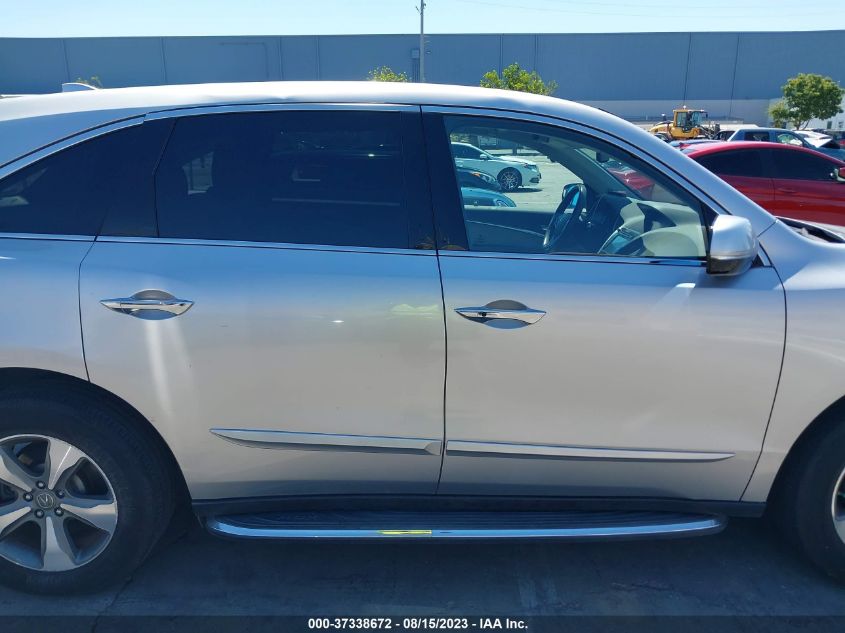 2014 ACURA MDX - 5FRYD4H21EB049560