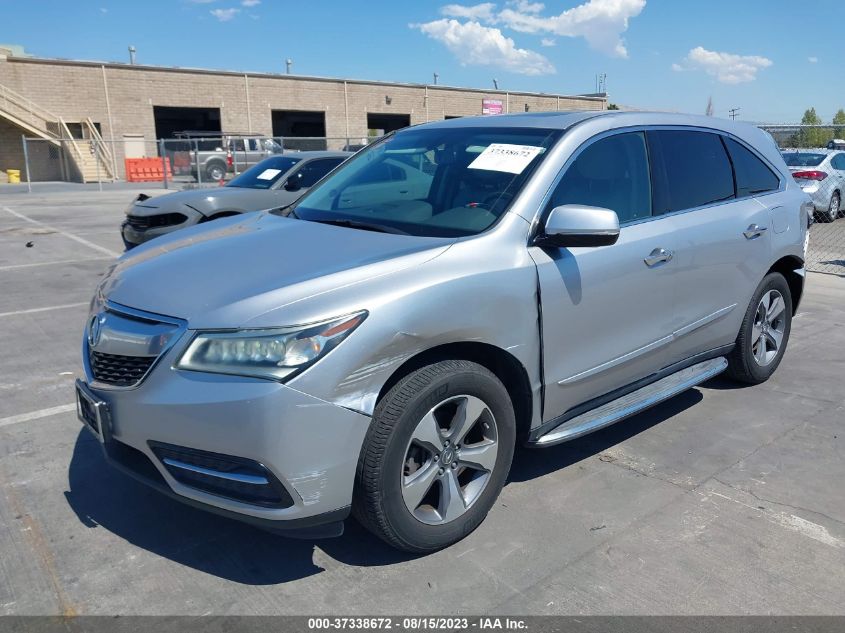 2014 ACURA MDX - 5FRYD4H21EB049560