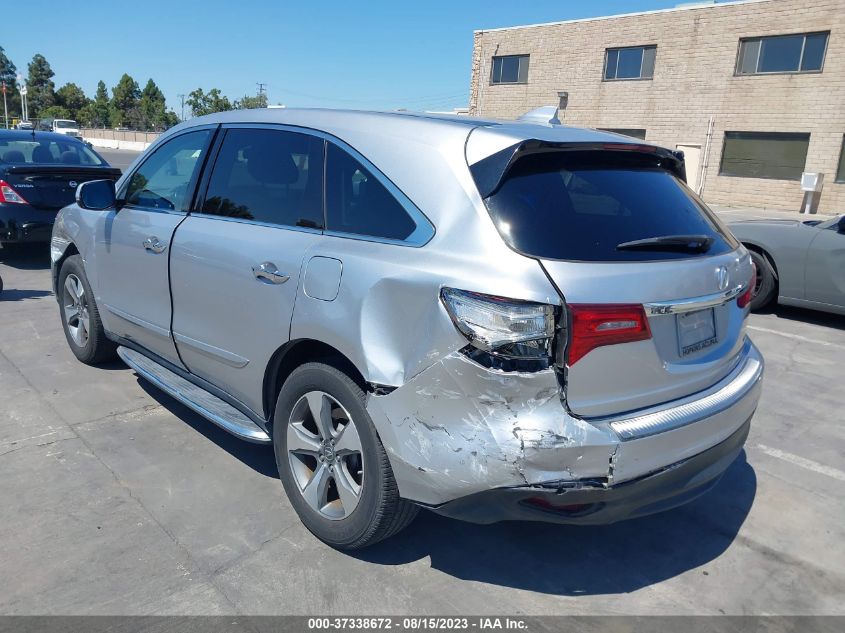 2014 ACURA MDX - 5FRYD4H21EB049560