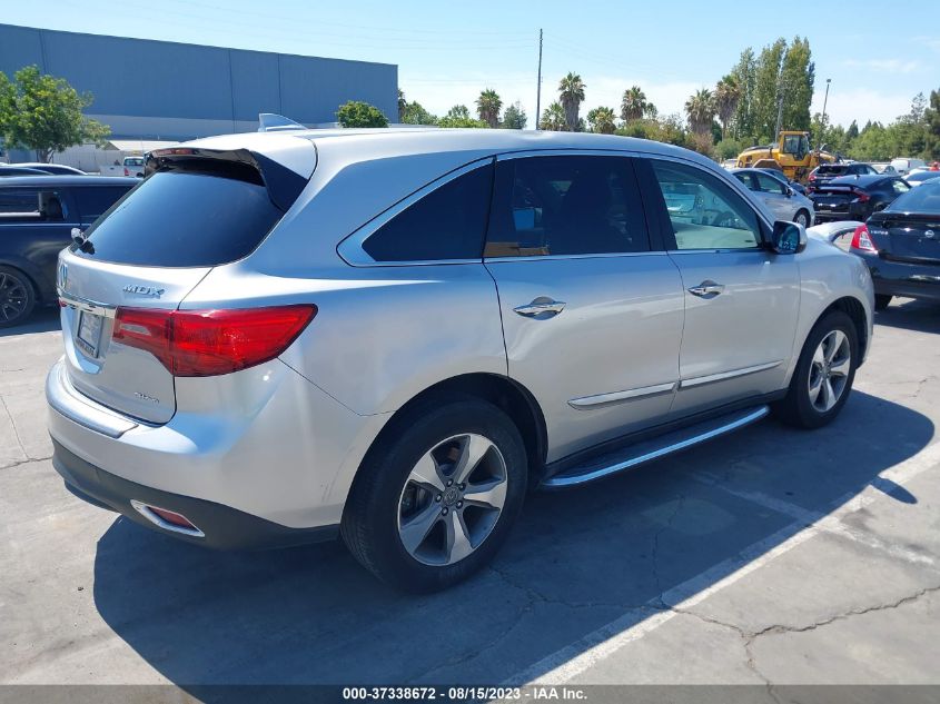 2014 ACURA MDX - 5FRYD4H21EB049560