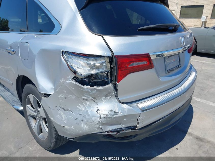 2014 ACURA MDX - 5FRYD4H21EB049560