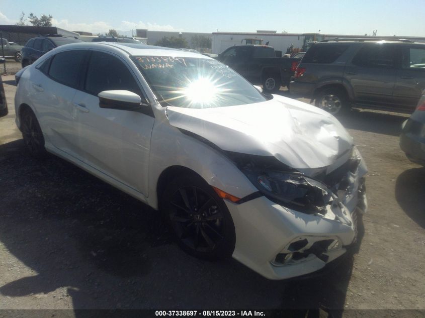 VIN SHHFK7H6XMU206079 2021 HONDA CIVIC HATCHBACK EX